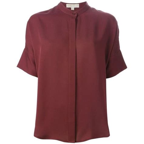 michael kors red gold trim hard top|Michael Kors short sleeve top.